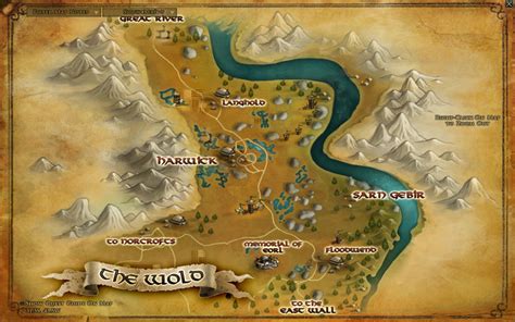 Filewold Map Lotro