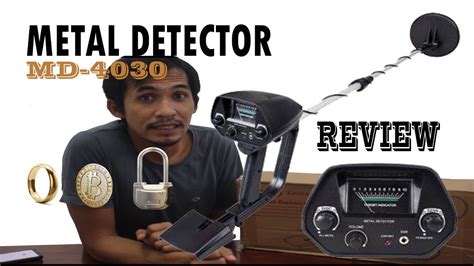 Unboxing And Review Metal Detector Md 4030 Youtube