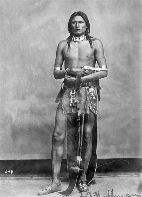 Wolf Voice Cheyennegros Ventre American Indianer Männer Indianer