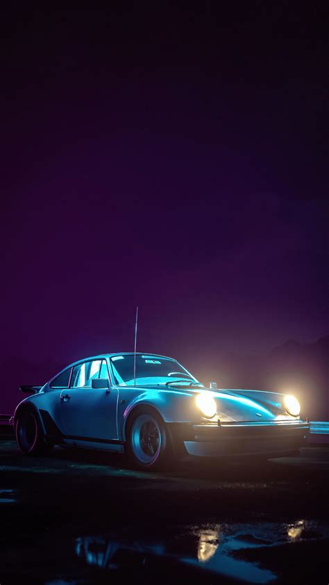 720x1280 Porsche Neon Magical Night Moto Gx Xperia Z1z3 Compact
