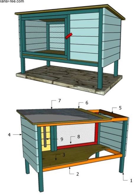25 Free Diy Rabbit Hutch Plans To Build Your Own