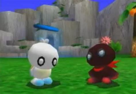 In the first game, there was only one, the light (or chaos) chao. Cute Thingamajig's in Video Games - NeoGAF
