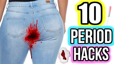So, how do you curb the menstrual flow? 10 Period Hacks Every Girl NEEDS To Know! DIYS + HACKS ...