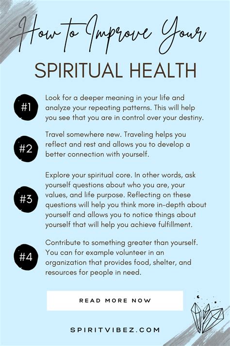 How To Improve Your Spiritual Health 1 Look For A Deeper Meaning In