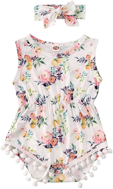 Baby Girl Clothes Floral Jumpsuit Romper Playsuit