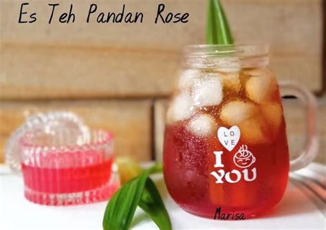 Resep Es Teh Pandan Rose Oleh Marisa Nirmolo Cookpad