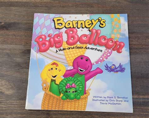 Barneys Big Balloon Lyons Group Vintage Childrens Picture Book