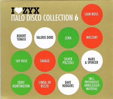 Italo Disco Collection 6 Cd Cover Cdcover Collection Disco Italo