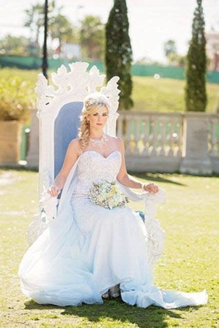 Picture Of Disneys Frozen Wedding Inspiration With Elsa Wedding Dress 15