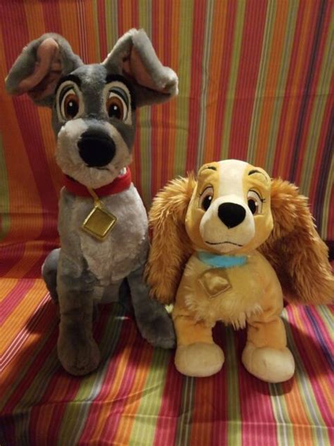 Disneys Lady And Tramp Plush Stuffed Toys From Disneys Lady And The