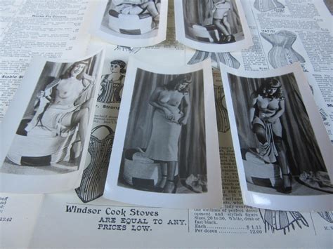 Mature Listing Original Vintage Nude Photographs Lot Of 5 Etsy