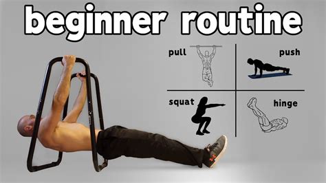 beginner calisthenics workout at home full routine revolutionfitlv