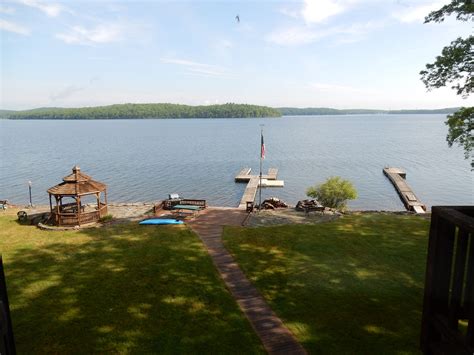 The Private Dock Of This Gorgeous Lakefront Property In Lake
