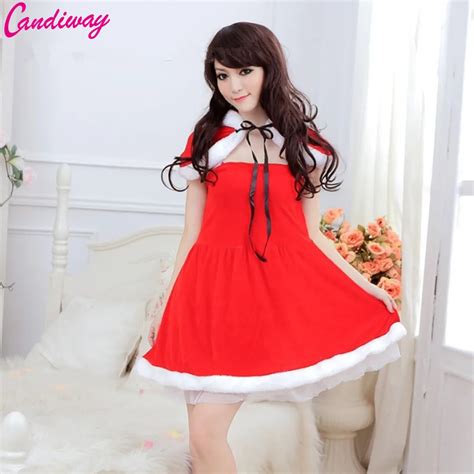 hot cosplay christmas dress clothing sexy exotic lingerie women costumes fascinate sex product