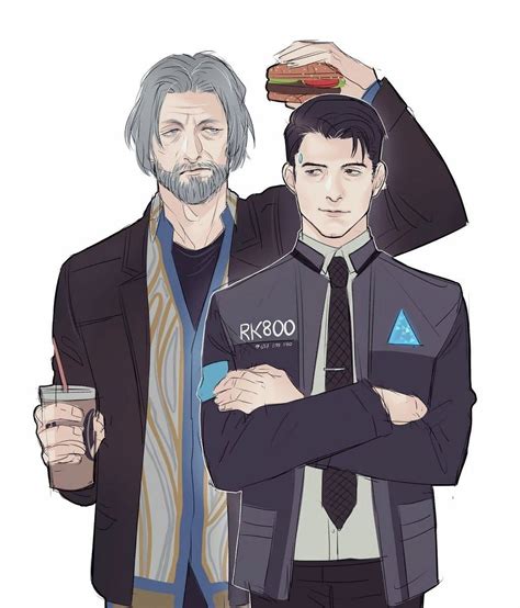 Detroit Become Human Connor And Hank By Toritewa Detroit Become Human Connor Detroit Become