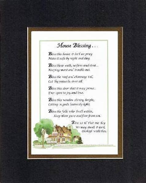 Heartfelt Plaque For Home House Blessing Poem On 11x14 Etsy