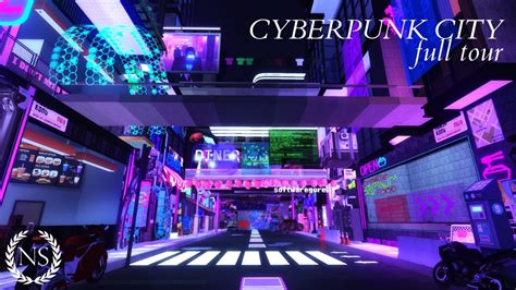 Cyberpunk City Full Narrated Tour The Sims 4 Youtube