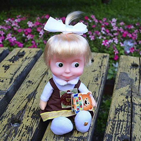 Schoolgirl Doll Masha From The Popular Cartoon Masha And The Bear 11 Inches Soft Toy Masha Y El