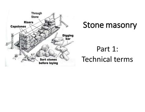 Stone Masonry 1 Stone Masonry Part 1 Technical Terms What Is Stone