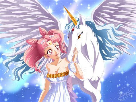 Chibiusa And Pegasus Sailor Mini Moon Rini Fan Art Fanpop