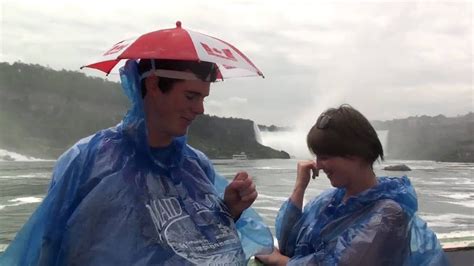 The maid of the mist is a sightseeing boat tour of niagara falls, starting and ending on the american side, crossing briefly into canada during a portion of the trip. Jim Carrey Bruce Almighty Maid of the Mist - YouTube