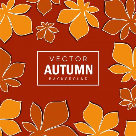 Free Vector Elegant Vector Autumn Background