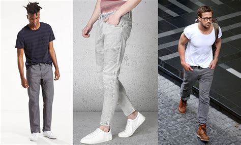 What Color Goes With Grey Jeans Men Museonart