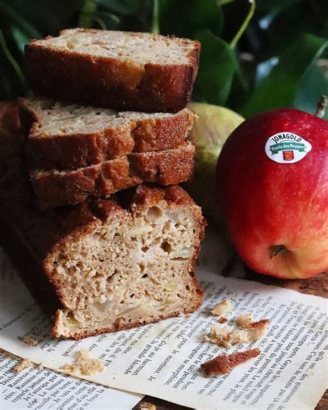 Cake pomme poire et cannelle sans matières grasses ajoutées et peu