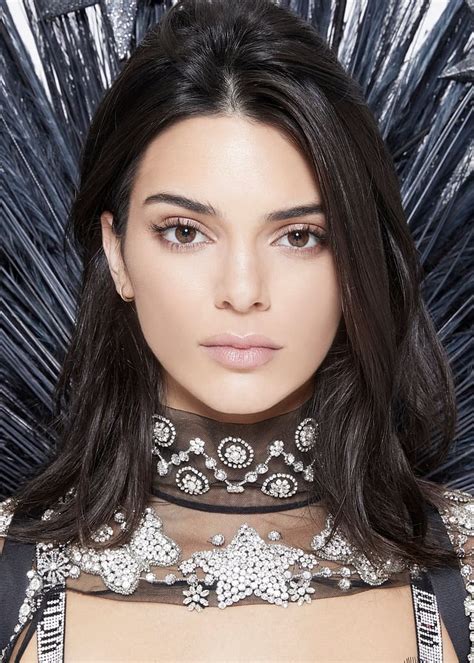 Hd Wallpaper Kendall Jenner Women Model Face Brunette Dark Hair
