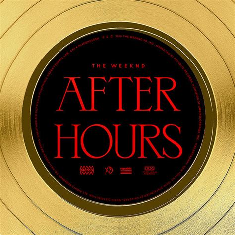 The Weeknd After Hours Deluxe Vinyl The Weeknd After Hours 2020