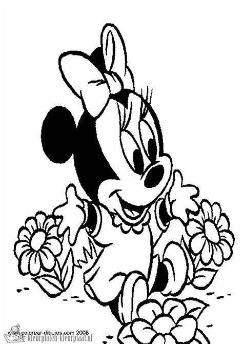 Kleurplaat Minnie Mouse kleurplaten van dieren