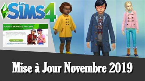 Mise à Jour Gratuite De Novembre 2019 Les Sims 4 Fr Maxis Monthly