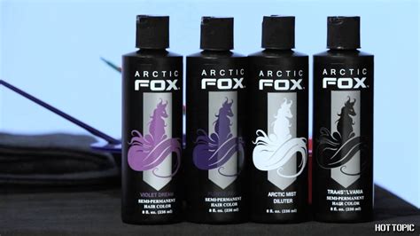 How To Arctic Fox Purple Hair Dye Tutorial Youtube