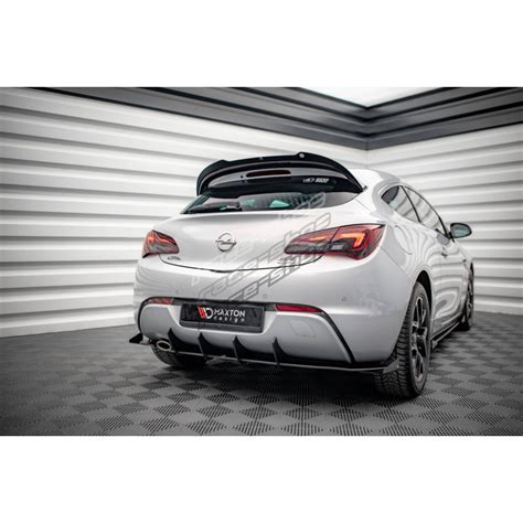 Street Pro Rear Diffuser Flaps Opel Astra Gtc Opc Line J Races Shop Com