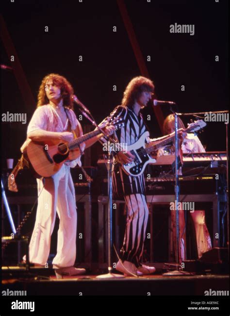 Yes Uk Band On Their Drama Tour In 1980 Stock Photo Alamy