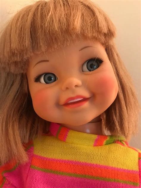 Vintage 1966 Giggles Doll Ideal Toy Corp Toy Collectible Signed Gg 18 H