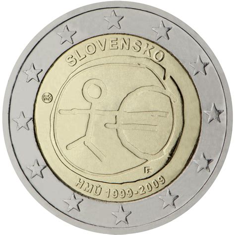 Piece De 2 Euros Rare Slovensko Prix - 2 Euros Commémorative Slovaquie 2009 Emu - Romacoins