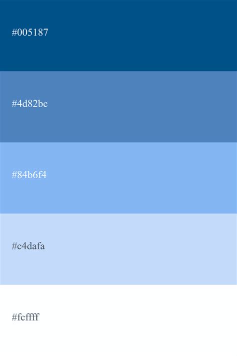 Paleta De Color Azul Tipos Combinaciones Y Códigos