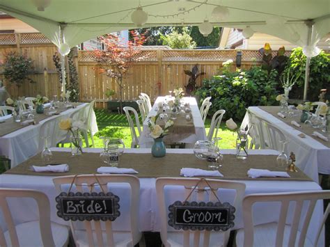 Small Simple Backyard Wedding Hints Oh Help Find A Bell At A Thrift