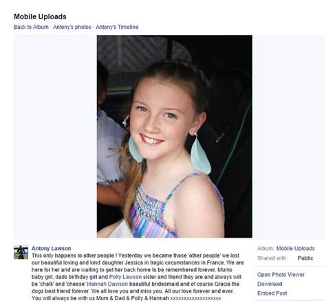 Jessica Lawson Who Died On A School Trip In France Pictured Metro News