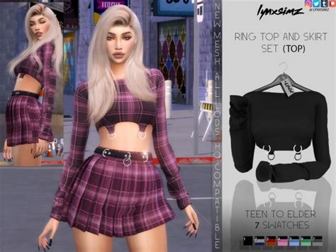 Lynxsimz Ring Top The Sims 4 Download Simsdomination Sims 4