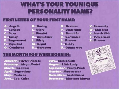 Starting a cosmetics company is an enormous step towards success. What is your younique personality name? | Younique ...