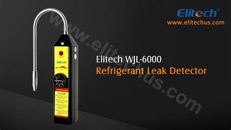 Elitech Wjl 6000 Portable Refrigerant Freon Leak Detector Youtube