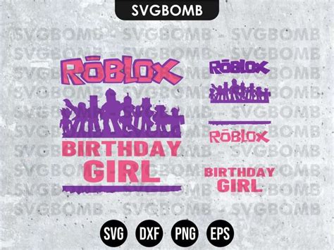 Roblox Birthday Svg Easy To Layer Vectorency