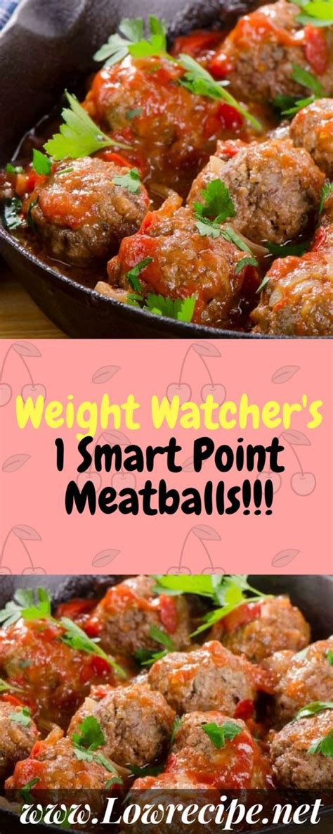 Weight Watchers 1 Smart Point Meatballs Low Recipe