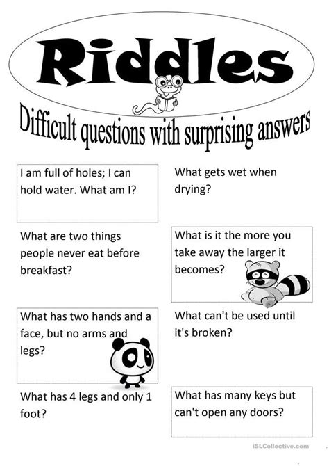 Discover a wide variety of riddles for children with answers. Hard Riddles With Answers In Spanish | Riddle Quiz
