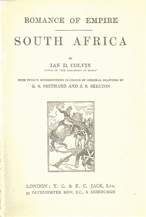 Heritage History South Africa By Ian D Colvin