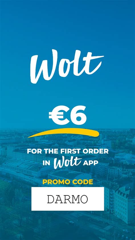 Wolt Promo Code Food Delivery App