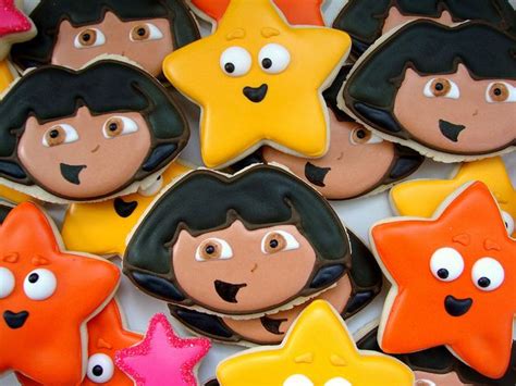 Dora Cookies 3rd Birthday Parties 2nd Birthday Birthday Ideas