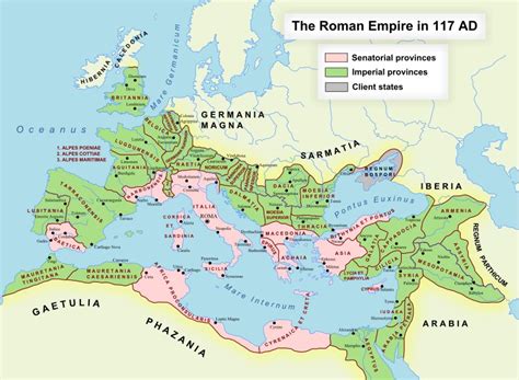 Amazing Maps On Twitter The Roman Empire In 117 Ad